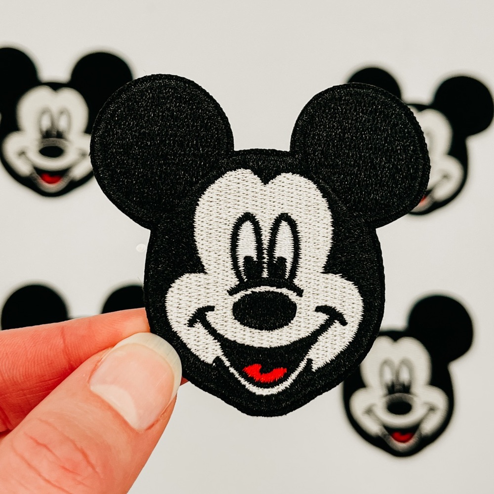 Mickey mouse embroider patch